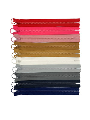 7" Nylon Vislon Zippers