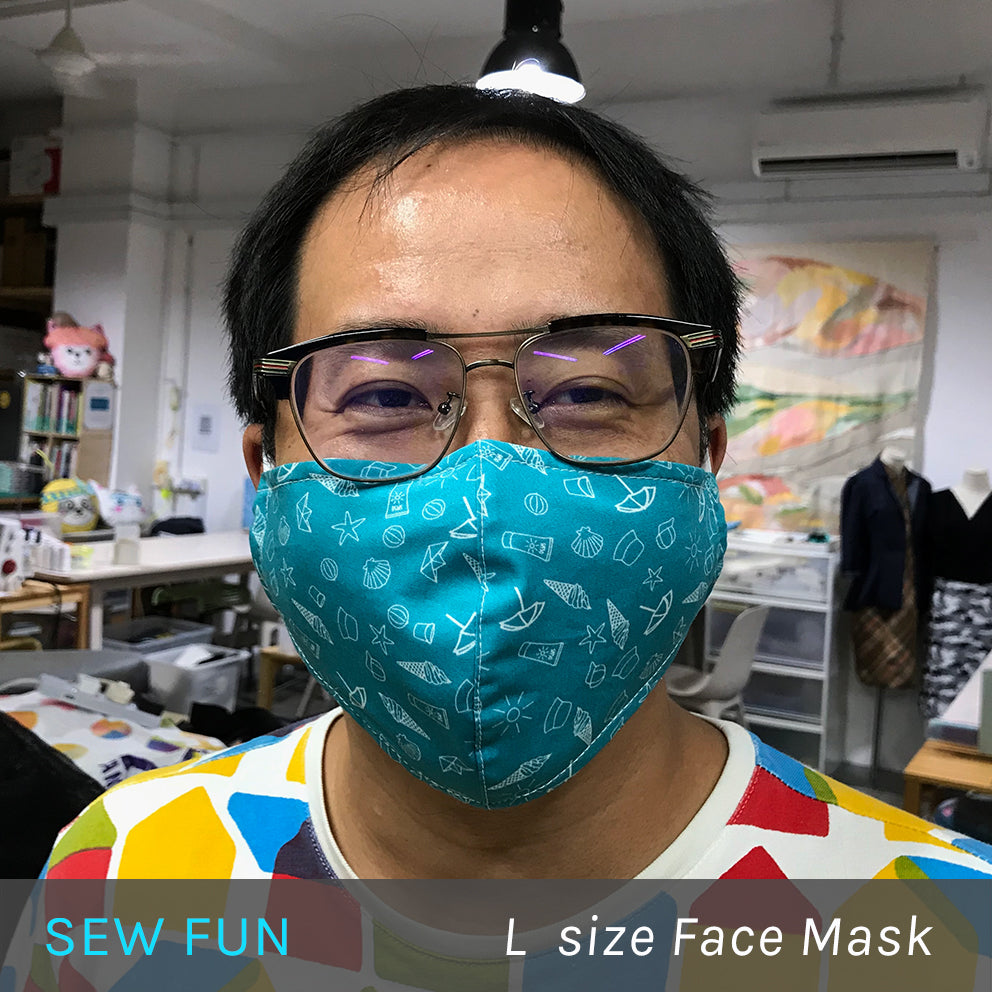 SEW FUN Face Mask Pattern (sizes XS to XL)