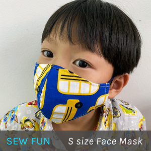 SEW FUN Face Mask Pattern (sizes XS to XL)