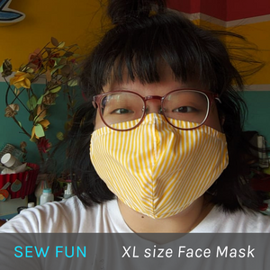 SEW FUN Face Mask Pattern (sizes XS to XL)
